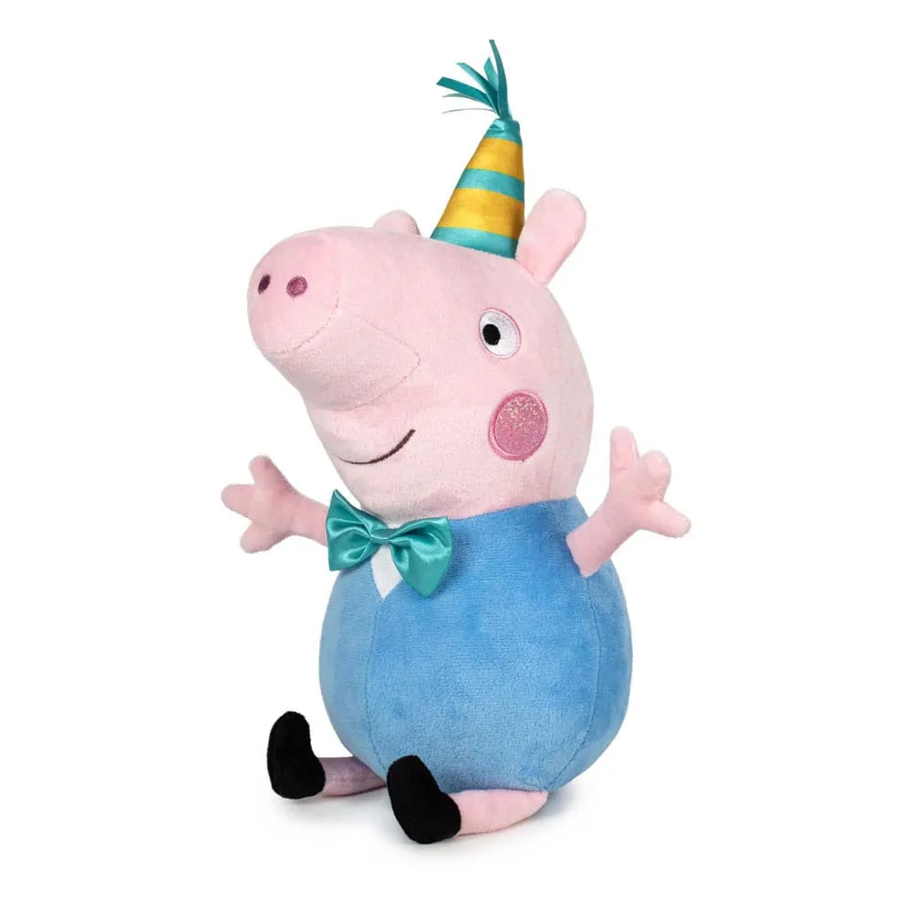 Peppa Pig Plüschfigur Party George 31 cm - Smalltinytoystore