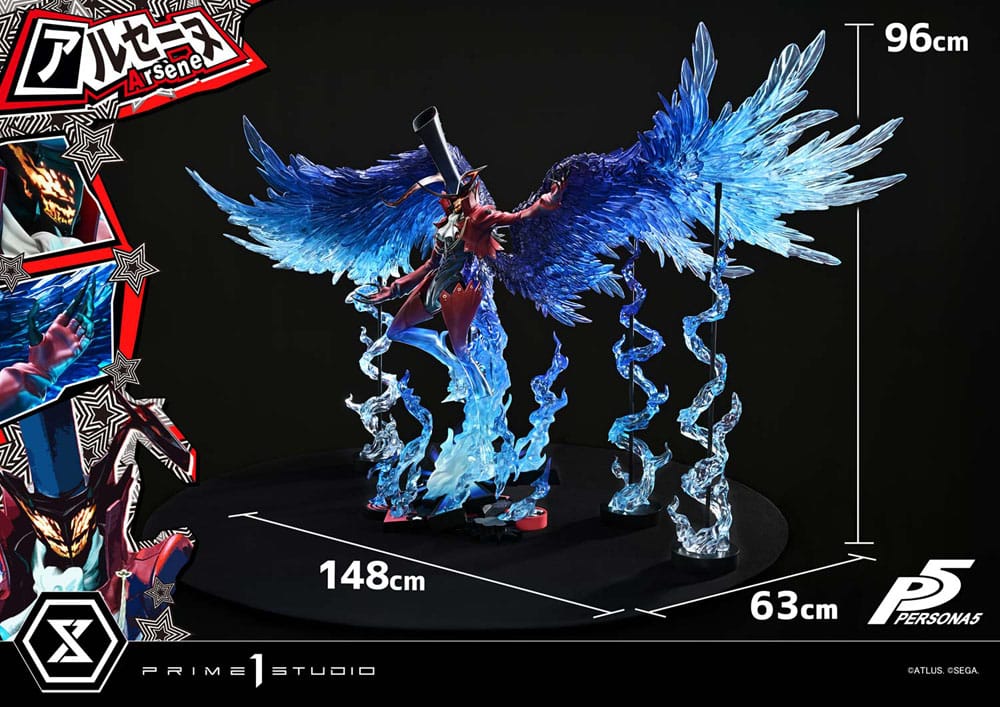 Persona 5 Premium Masterline Series Statue 1/4 Arsène Bonus Version 96 cm - Smalltinytoystore