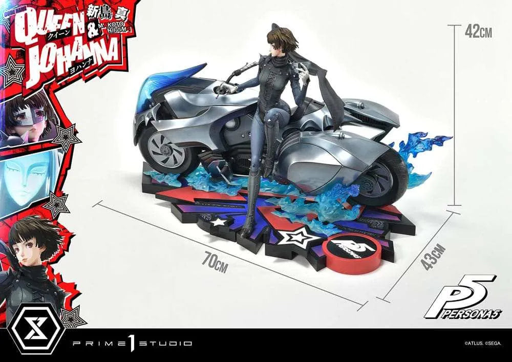 Persona 5 Premium Masterline Series Statue 1/4 Makoto Niijima "Queen" & Johanna Bonus Version 42 cm - Smalltinytoystore
