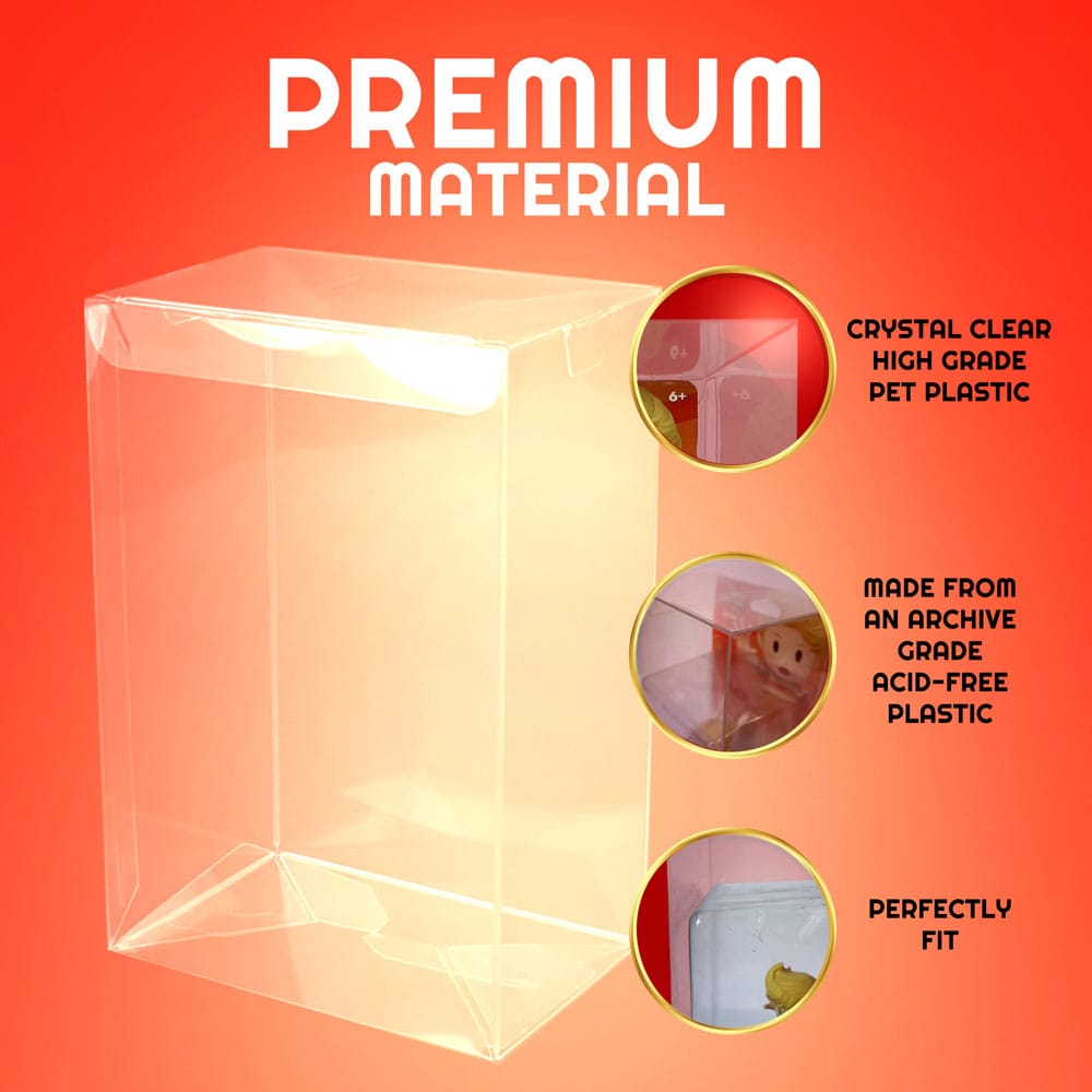 PET Gehäuse 10er-Pack für Amiibo Figuren - Smalltinytoystore