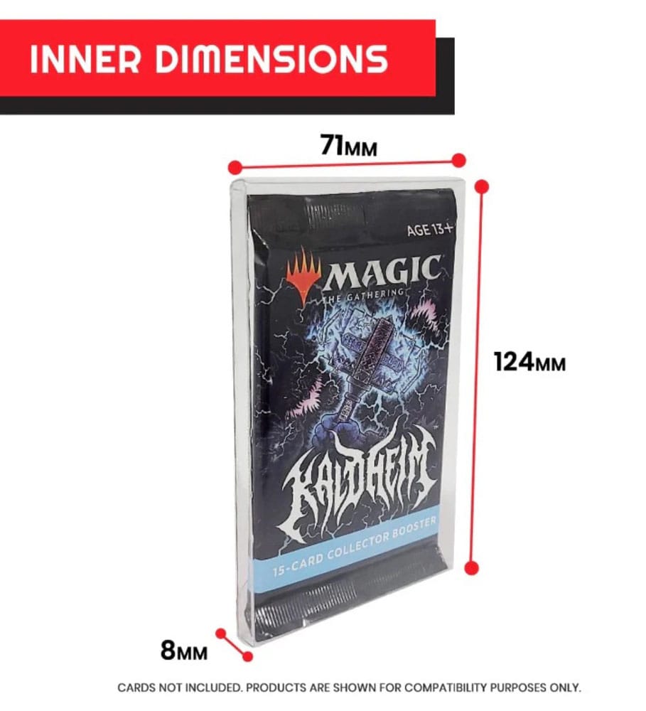 PET Gehäuse 10er-Pack für Booster, Magic, Yu-Gi-Oh Karten - Smalltinytoystore