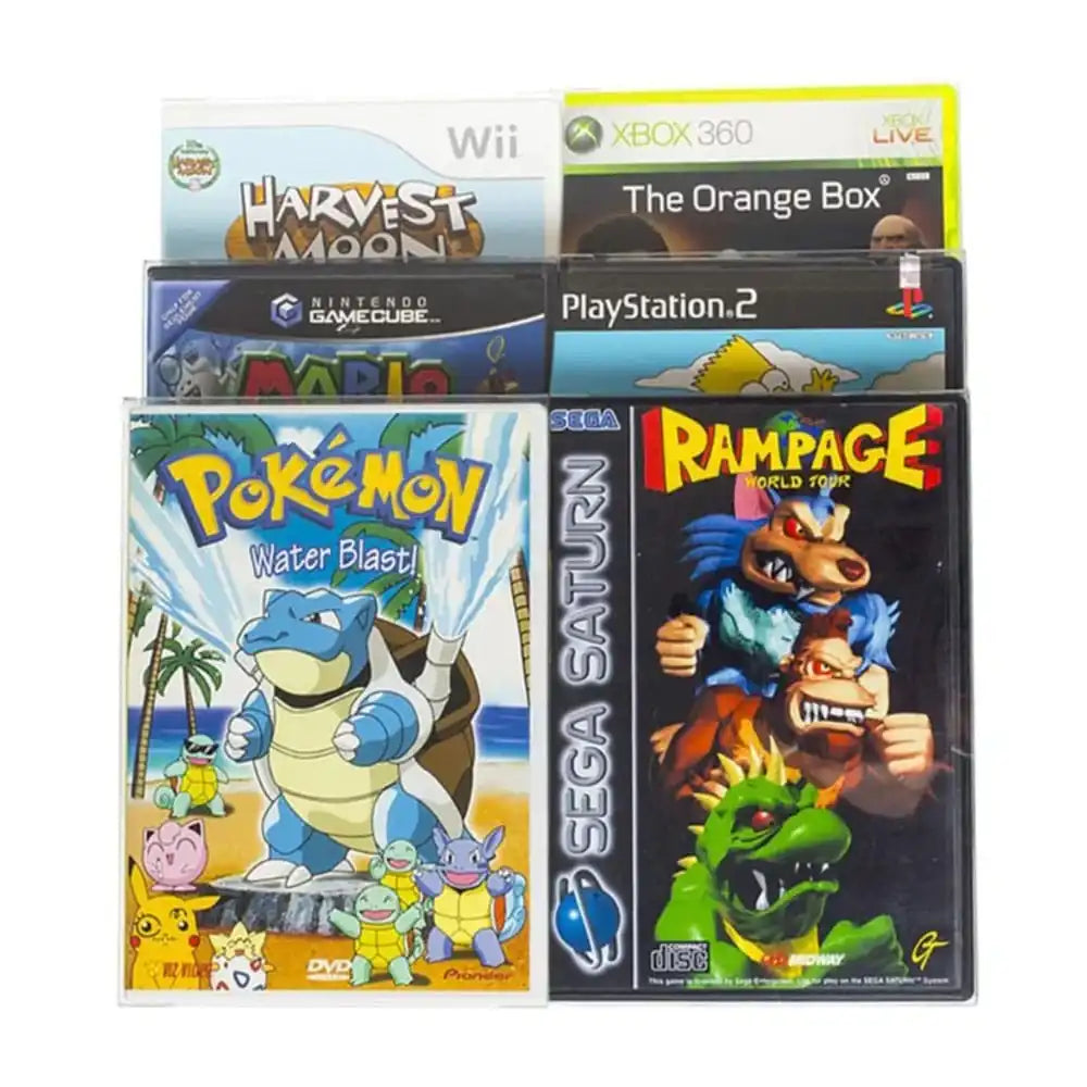 PET Gehäuse 25er-Pack für Gamecube/XBOX360/WII/PS2/DVD - Smalltinytoystore