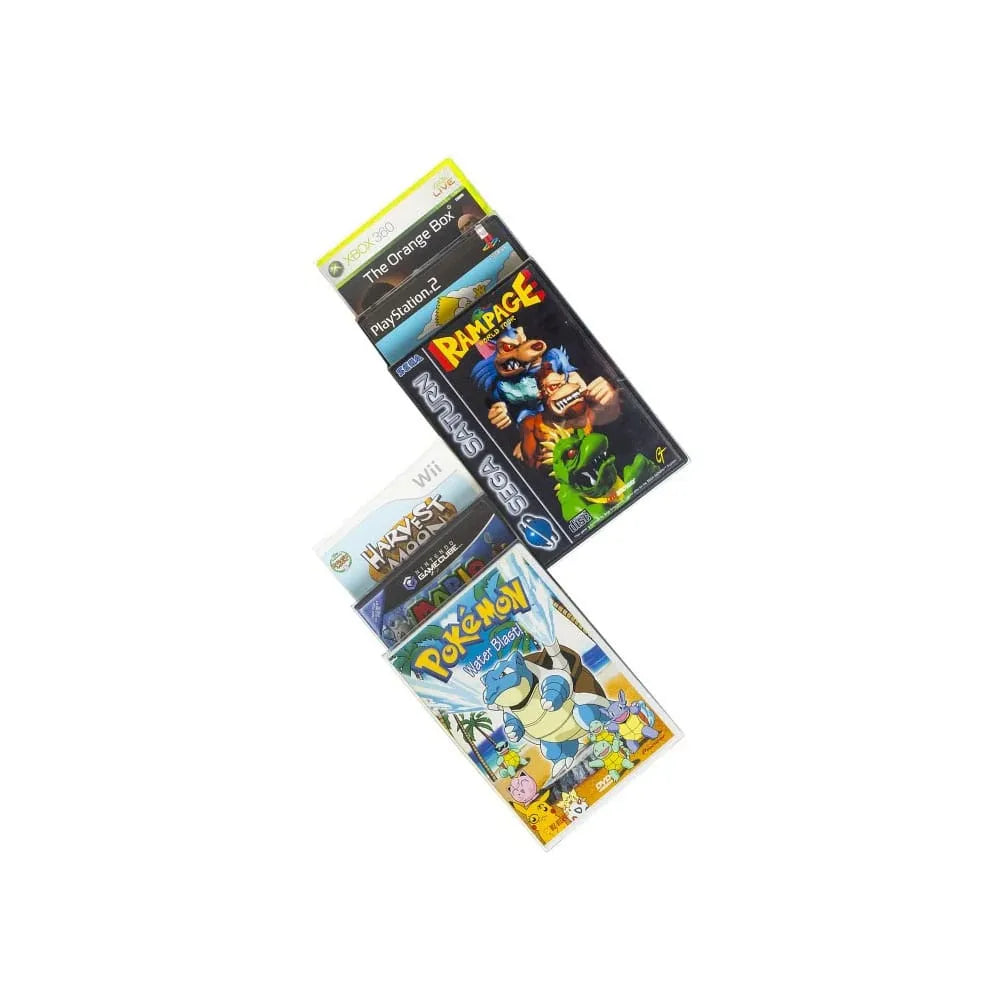 PET Gehäuse 25er-Pack für Gamecube/XBOX360/WII/PS2/DVD - Smalltinytoystore