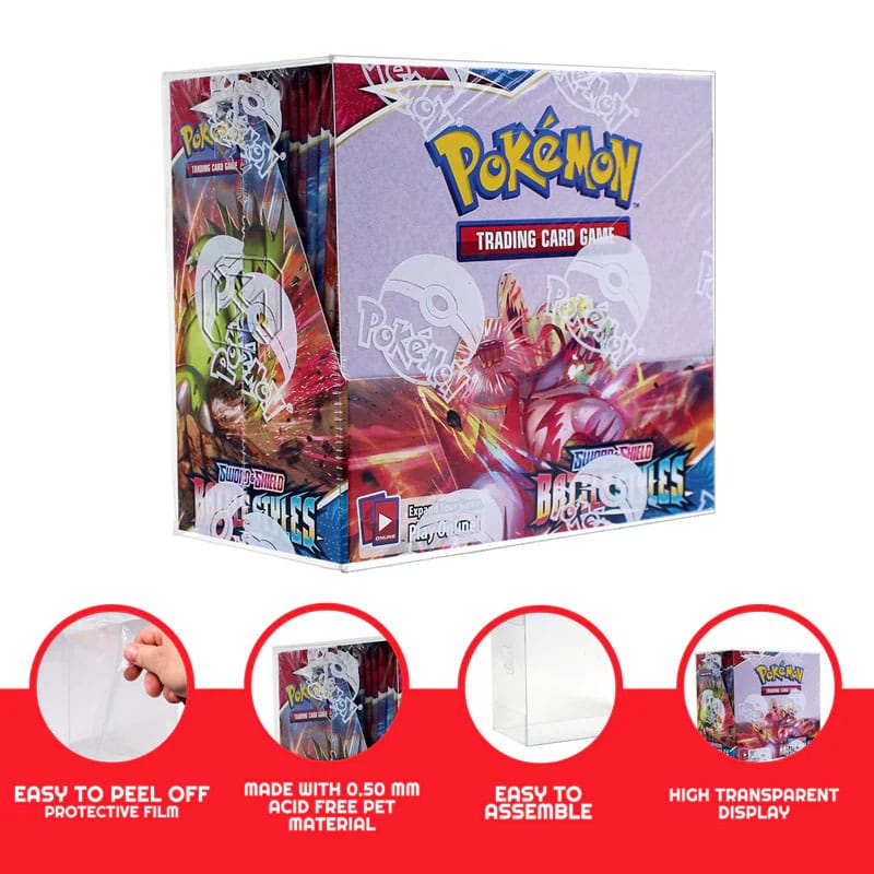 PET Gehäuse 5er-Pack für Booster Boxen / Elite Trainer Boxen Ver. 1 - Smalltinytoystore
