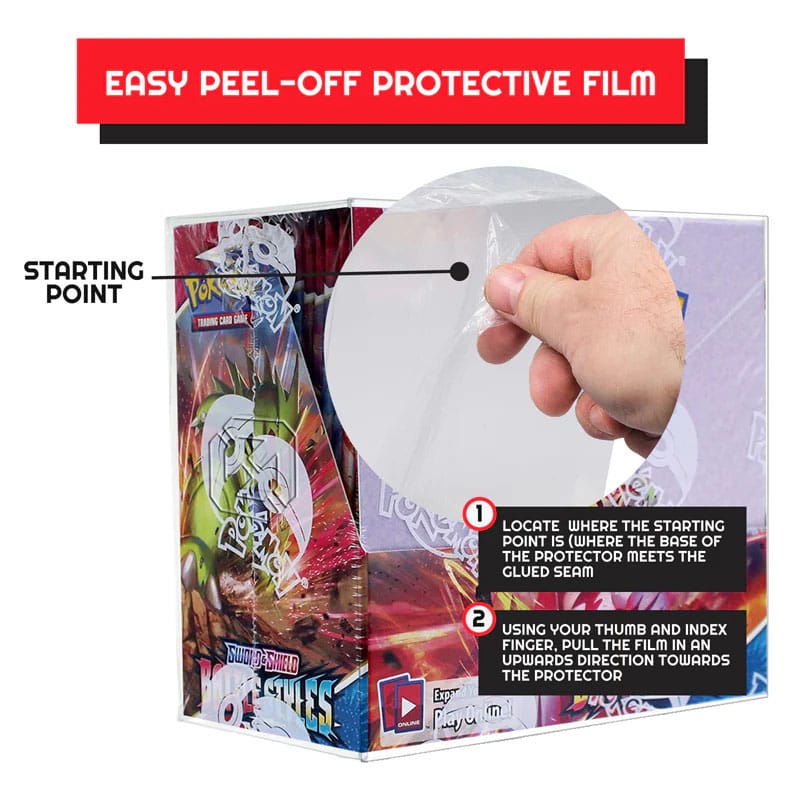 PET Gehäuse 5er-Pack für Booster Boxen / Elite Trainer Boxen Ver. 1 - Smalltinytoystore