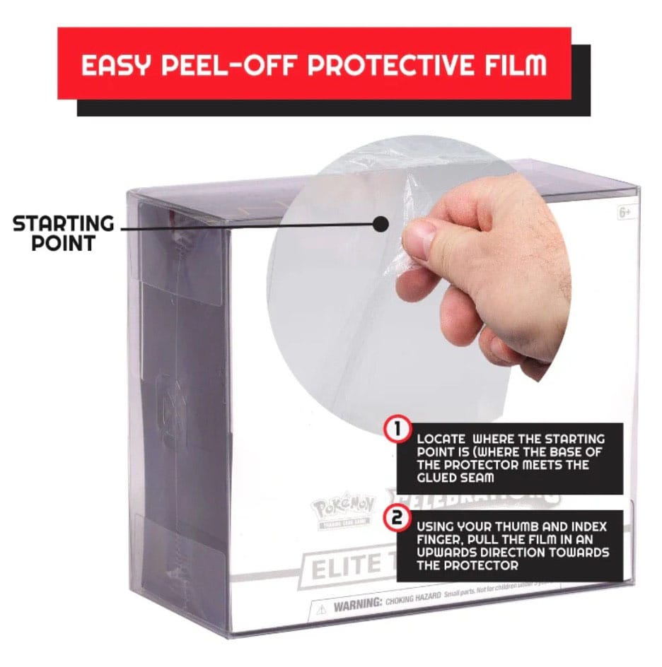 PET Gehäuse 5er-Pack für Booster Boxen / Elite Trainer Boxen Ver. 2 - Smalltinytoystore