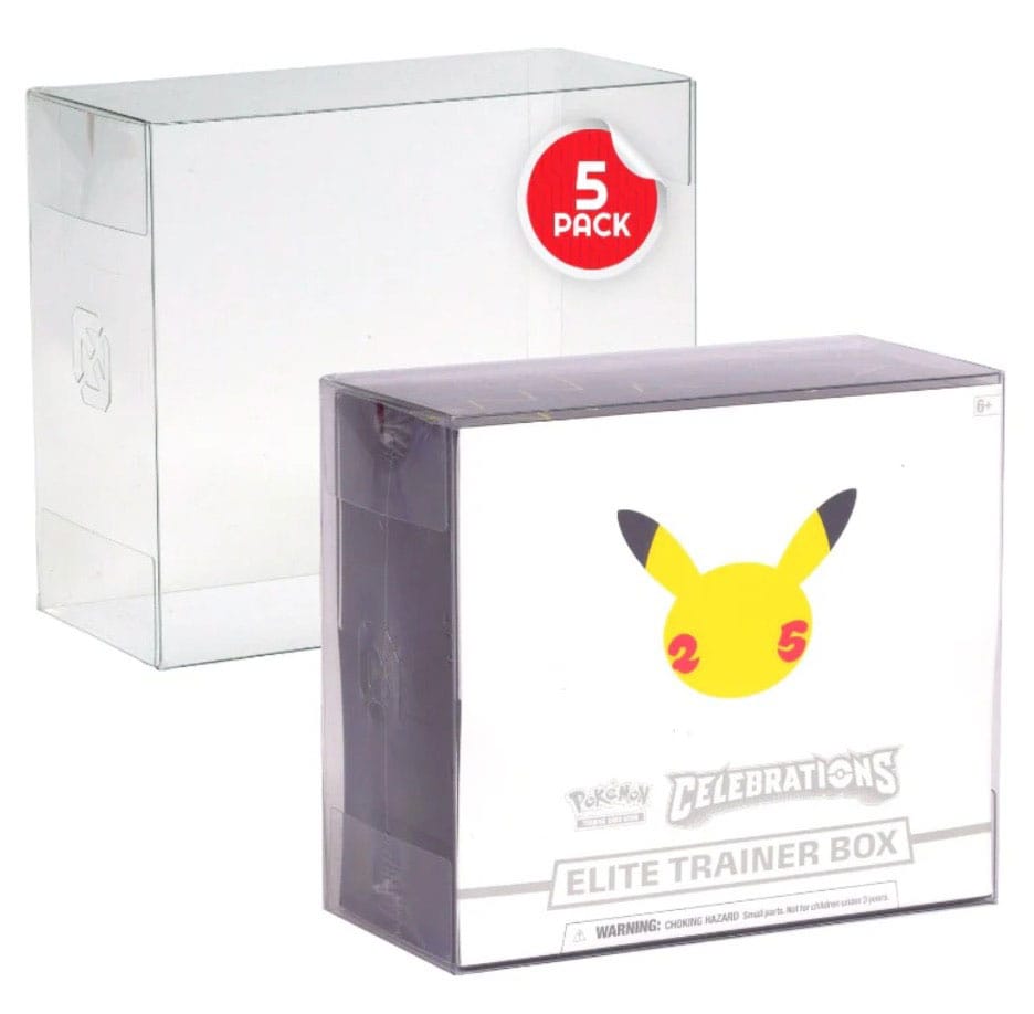 PET Gehäuse 5er-Pack für Booster Boxen / Elite Trainer Boxen Ver. 2 - Smalltinytoystore