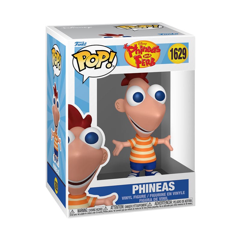 Phineas and Ferb POP! Disney Vinyl Figur Phineas 9 cm - Smalltinytoystore