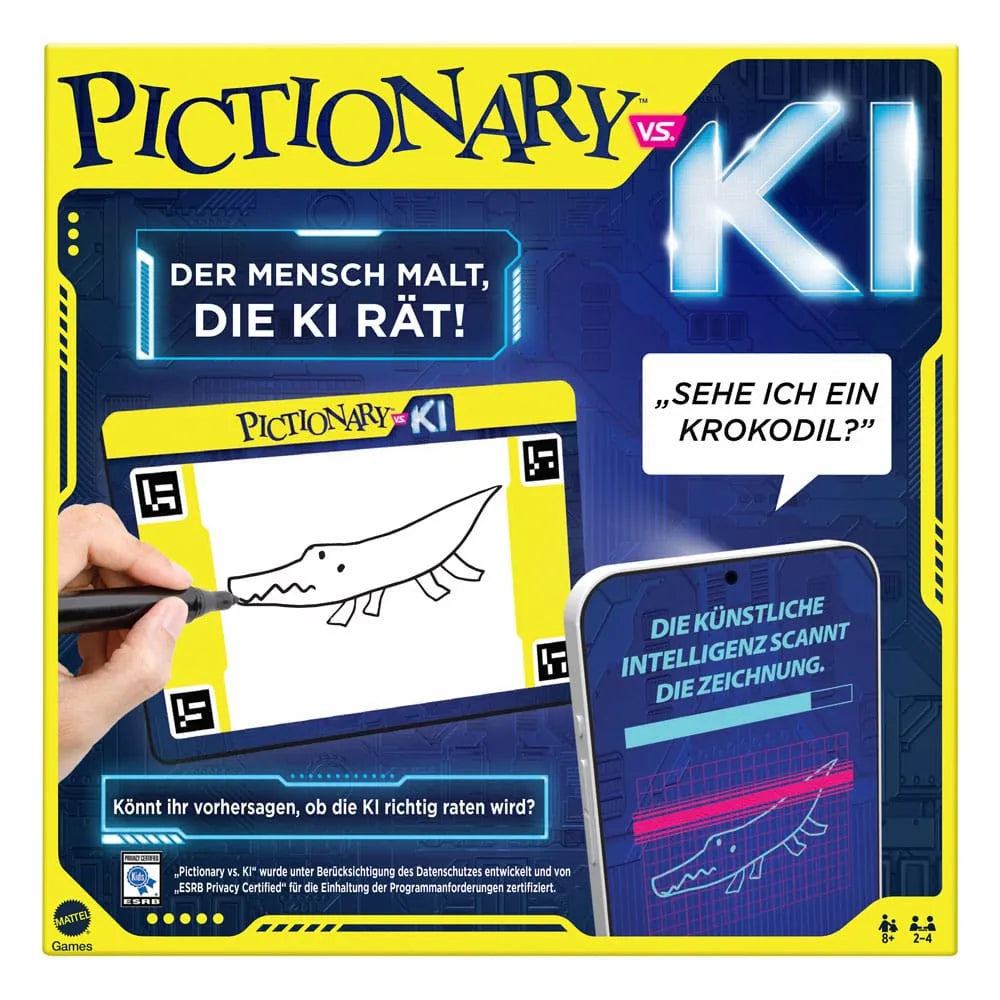 Pictionary vs. KI Spiel *Deutsche Version* - Smalltinytoystore