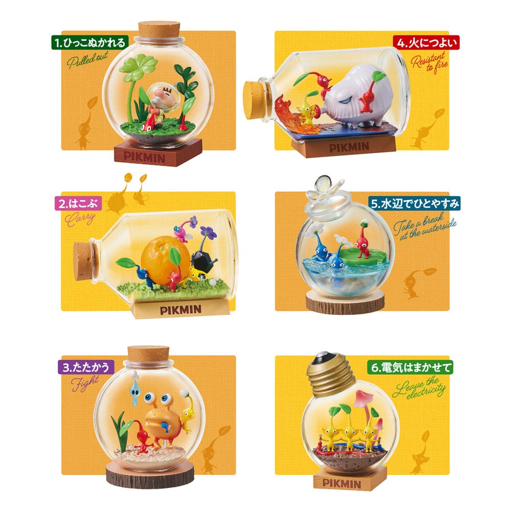 Pikmin Minifiguren 6 cm Terrarium Collection Display (6) - Smalltinytoystore