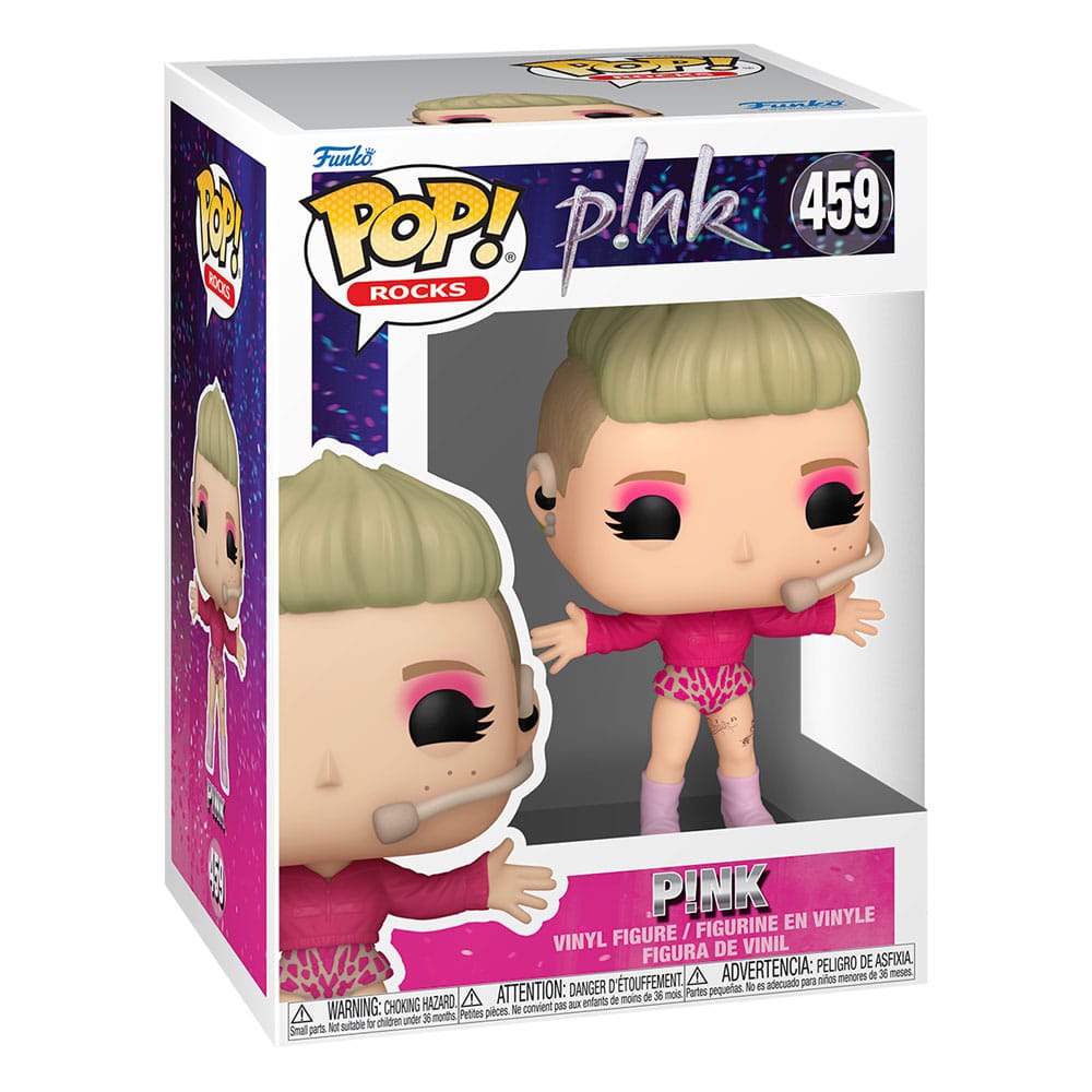 Pink POP! Rocks Vinyl Figur Trustfall Tour 9 cm - Smalltinytoystore