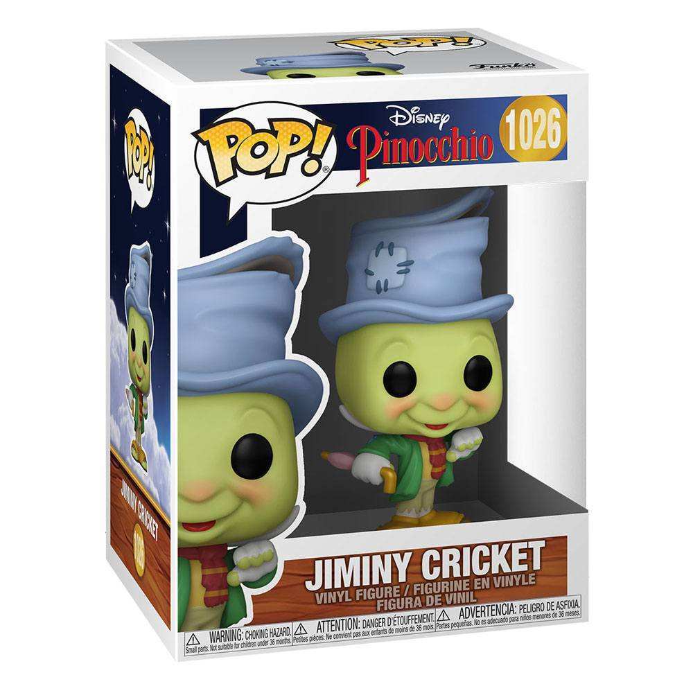 Pinocchio 80th Anniversary POP! Disney Vinyl Figur Street Jiminy 9 cm - Smalltinytoystore
