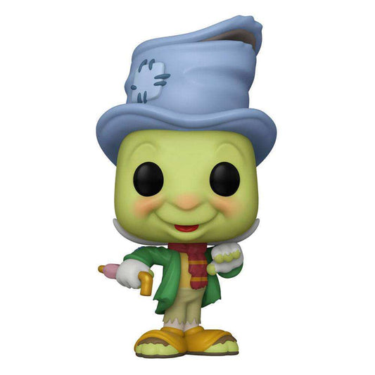 Pinocchio 80th Anniversary POP! Disney Vinyl Figur Street Jiminy 9 cm - Smalltinytoystore