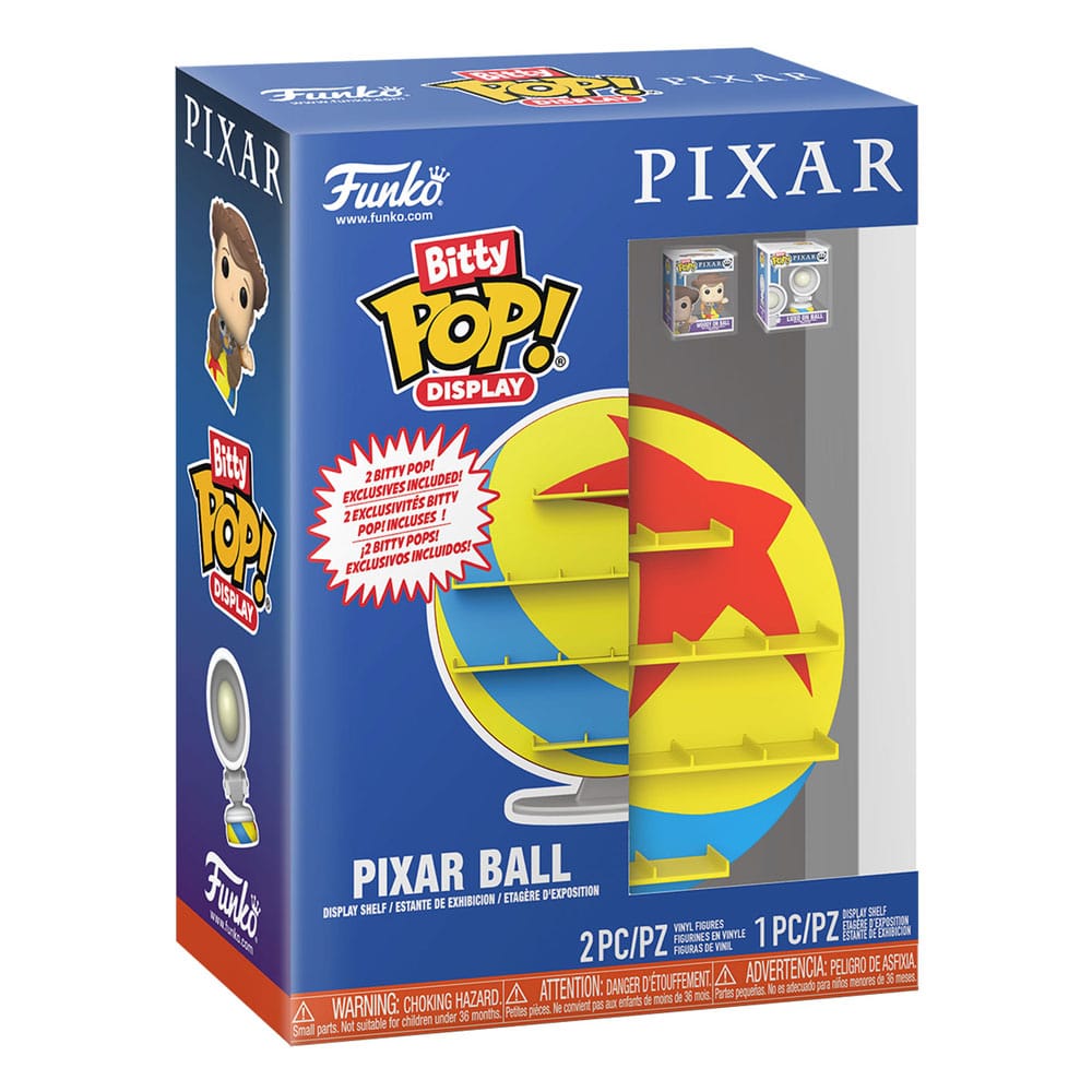 Pixar Bitty POP! Display mit 2 Vinyl Figuren Pixar Ball - Smalltinytoystore