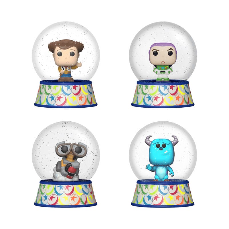 Pixar by Loungefly Schlüsselanhänger Blind Snowglobes Display (12) - Smalltinytoystore