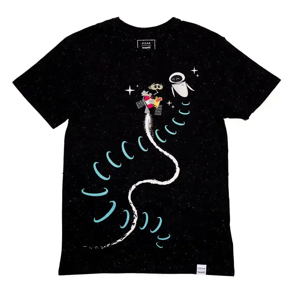 Pixar by Loungefly Tee T-Shirt Unisex Wall-E & Eve - Smalltinytoystore