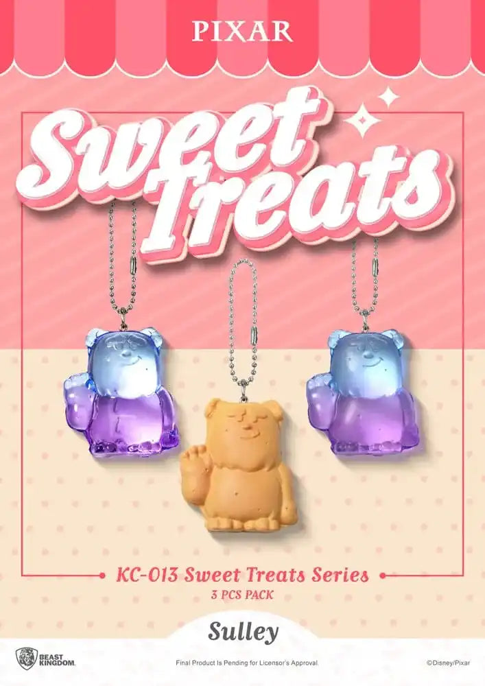 Pixar Sweet Treats Series Schlüsselanhänger 3er-Pack 4 cm - Smalltinytoystore