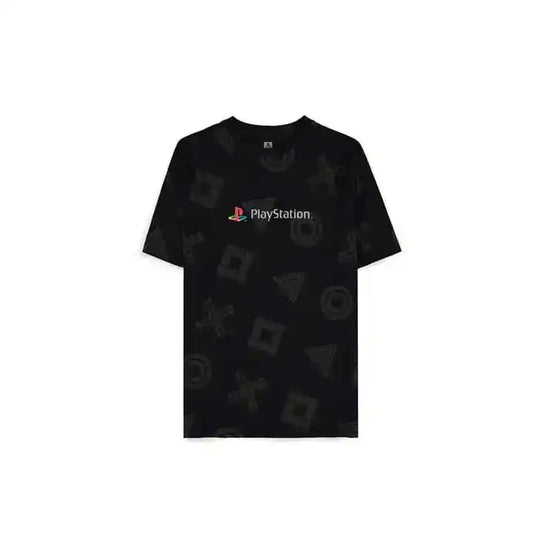 PlayStation T-Shirt Logo All Over Print Größe XL - Smalltinytoystore
