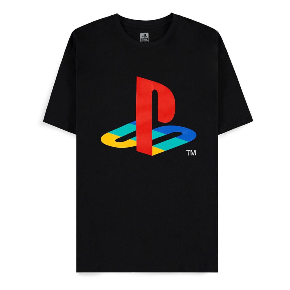 PlayStation T-Shirt Logo Black Größe M - Smalltinytoystore