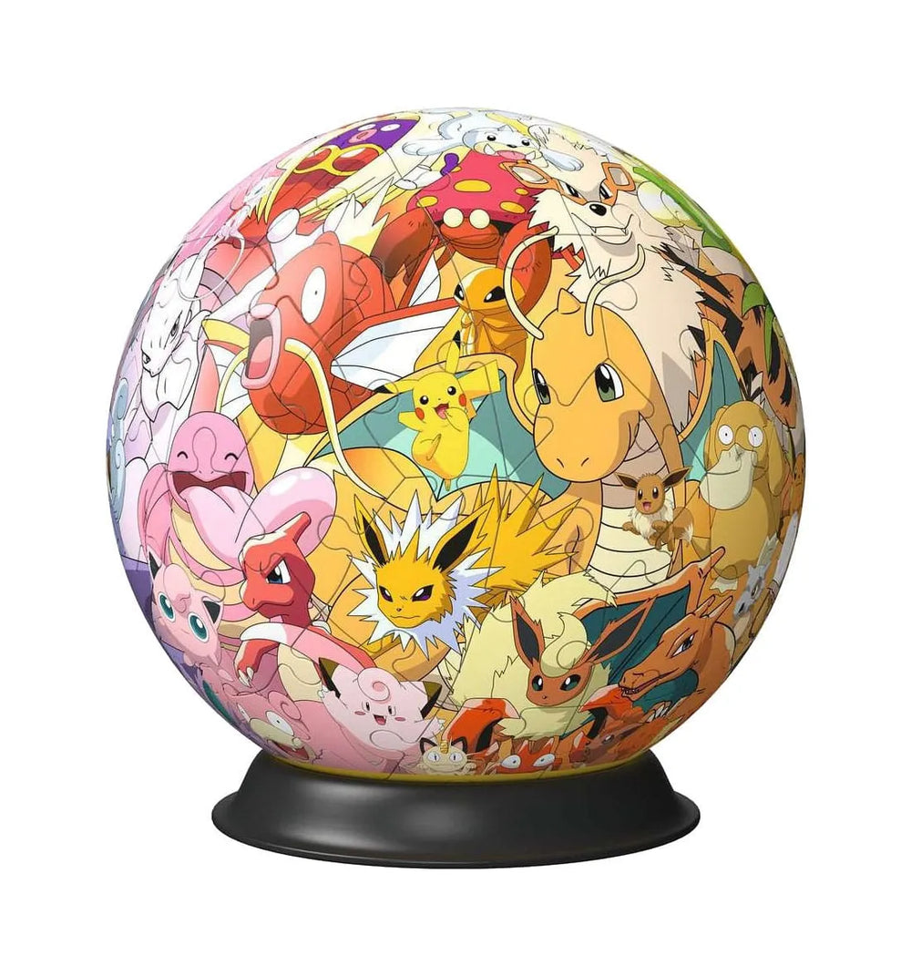 Pokémon 3D Puzzle-Ball Kanto Region (73 Teile) - Smalltinytoystore
