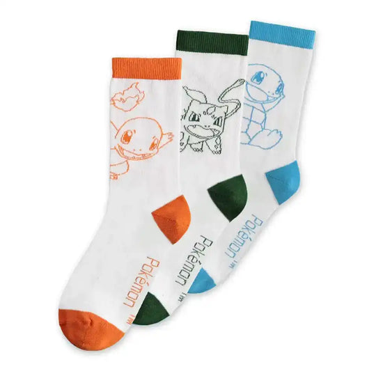 Pokemon 3er-Pack Glumanda, Bisasam, Schiggy 43-46 - Smalltinytoystore