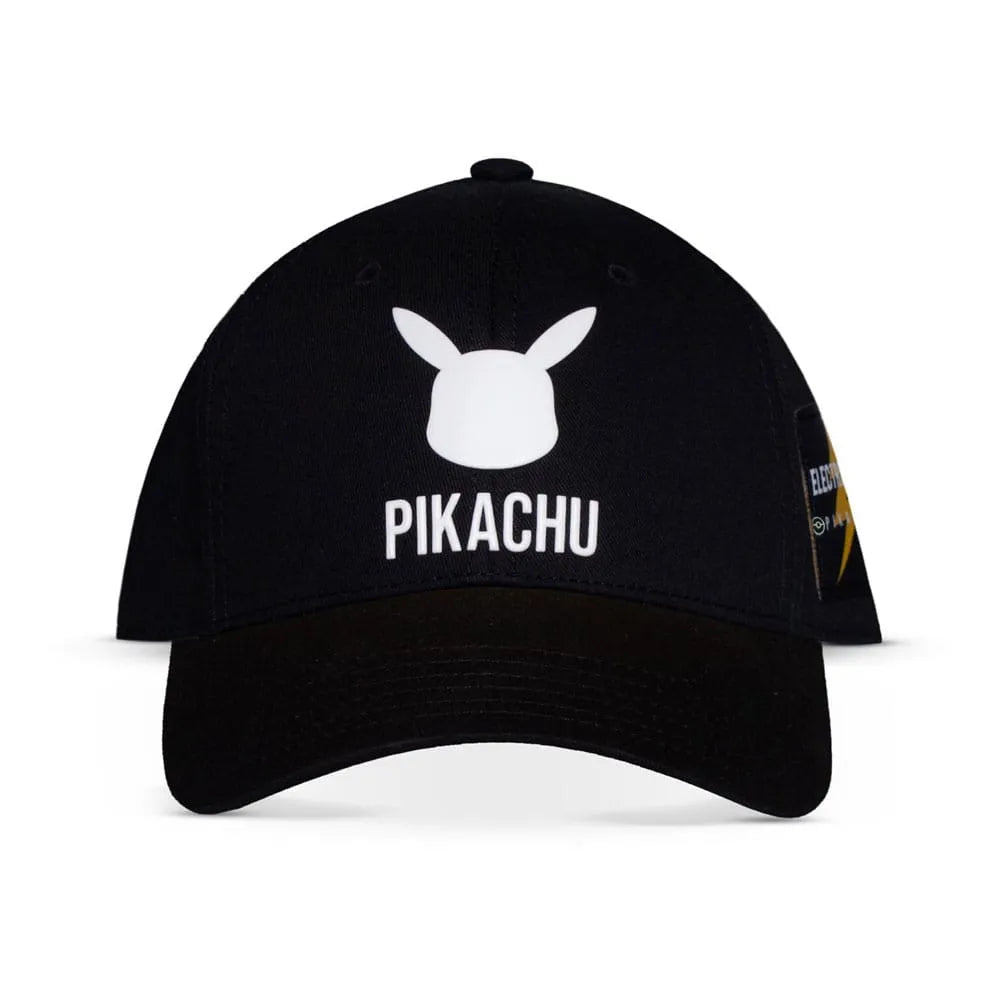 Pokemon Baseball Cap Pikachu Black - Smalltinytoystore