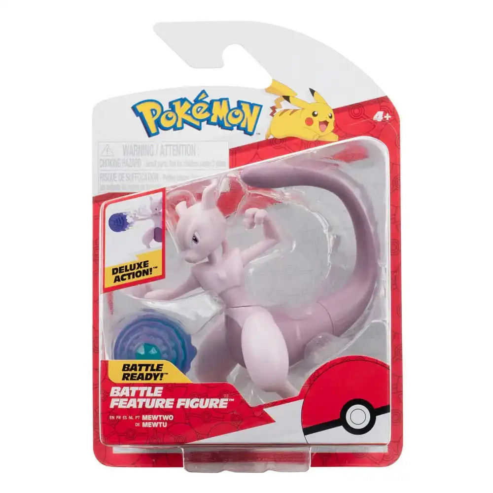 Pokémon Battle Feature Figur Mewtu 10 cm - Smalltinytoystore