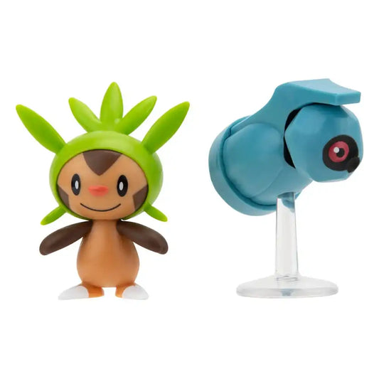 Pokémon Battle Figure First Partner Set Figuren 2er-Pack Igamaro, Tanhel 5 cm - Smalltinytoystore