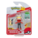 Pokémon Battle Figure Set Figuren 3er-Pack Morpeko, Bisasam #1, Kickerlo 5 cm - Smalltinytoystore