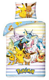 Pokémon Bettwäsche Pikachu, Evoli & Friends 135 x 200 cm / 80 x 80 cm - Smalltinytoystore