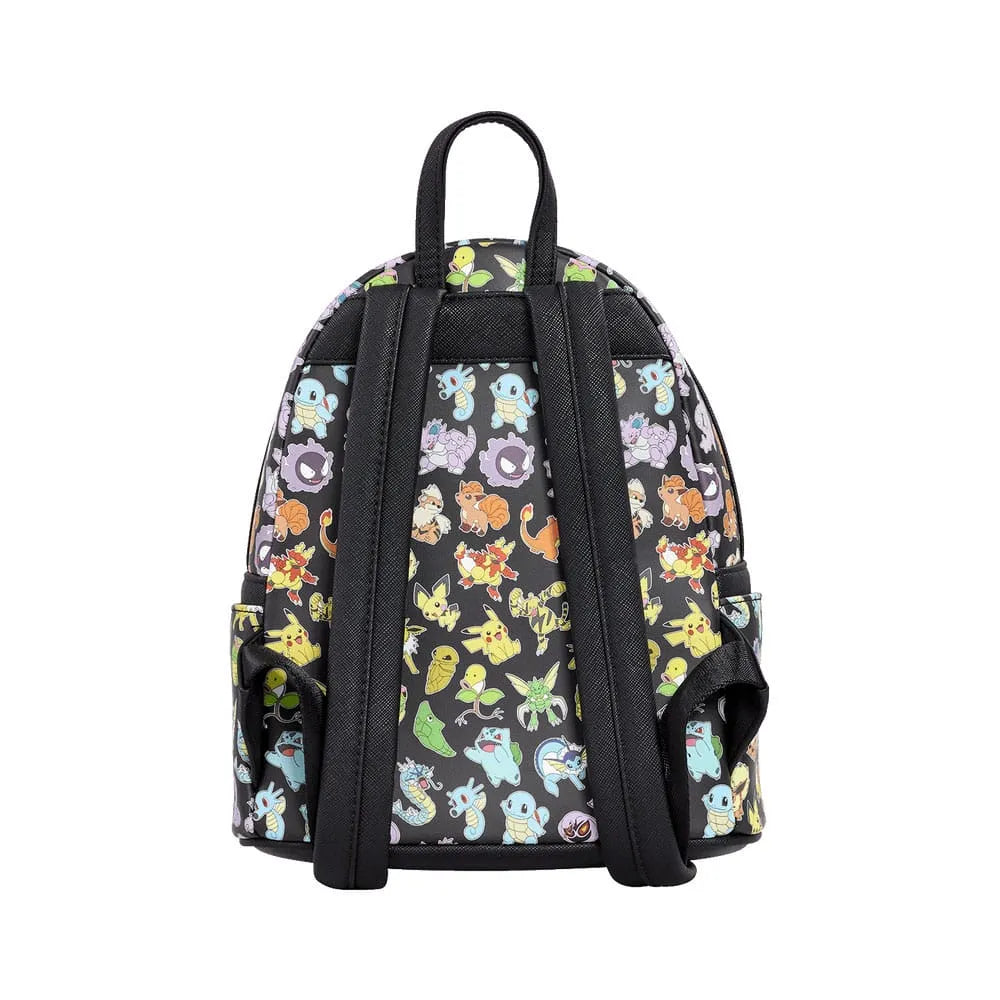 Pokemon by Loungefly Mini Rucksack Multi Character All Over Print - Smalltinytoystore