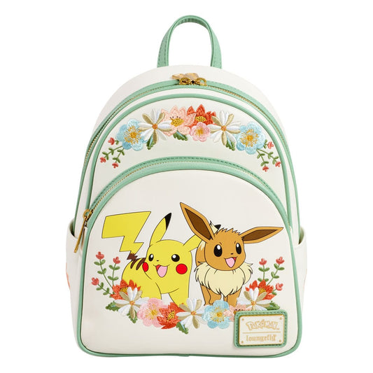 Pokemon by Loungefly Mini Rucksack Pikachu & Eevee Floral - Smalltinytoystore