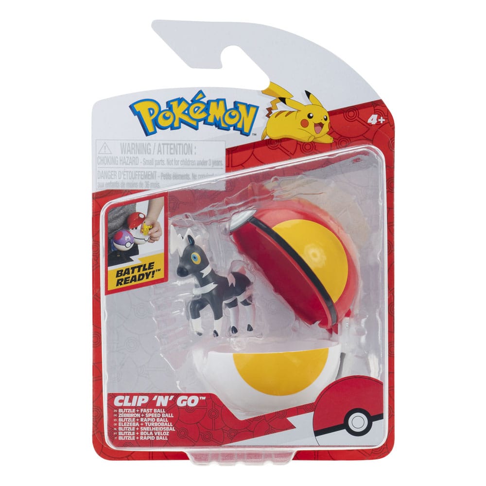 Pokémon Clip'n'Go Poké Balls Elezeba & Turboball - Smalltinytoystore