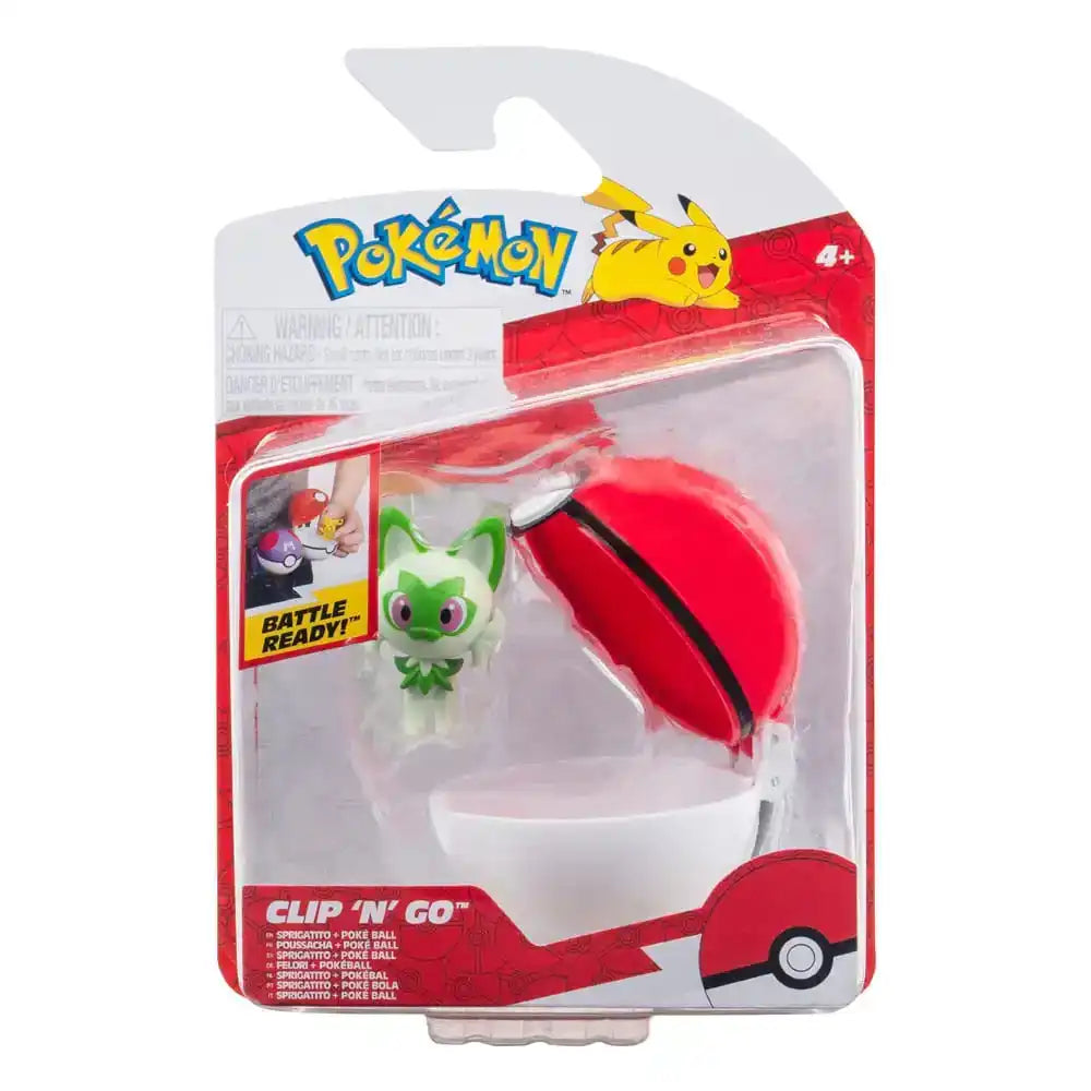Pokémon Clip'n'Go Poké Balls Felori with Pokéball - Smalltinytoystore