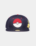 Pokemon Denim Snapback Cap Logo - Smalltinytoystore