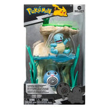 Pokémon Environment Set Seeufer & Quapsel & Schiggy 5 cm - Smalltinytoystore