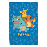 Pokemon Flanell-Fleecedecke Starter Pokemon 130 x 160 cm - Smalltinytoystore