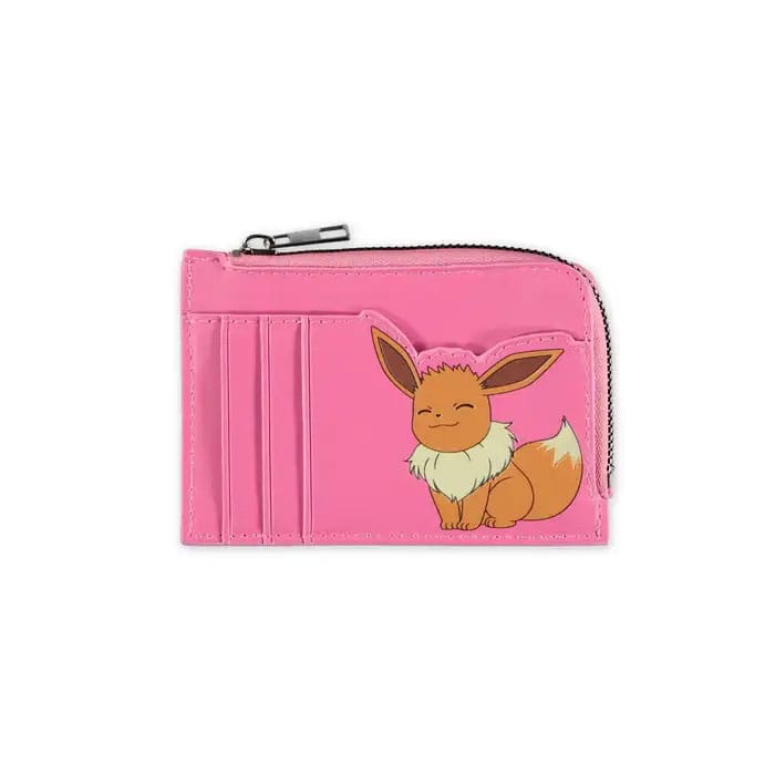 Pokémon Geldbörse für Karten Evoli Pink - Smalltinytoystore