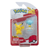 Pokémon Gen IX Battle Figure Pack Minifiguren 2er-Pack Pikachu & Kwaks 5 cm - Smalltinytoystore