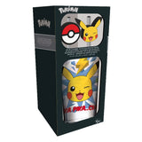 Pokémon Glas Tumbler mit Trinkhalmen Pikachu 485 ml - Smalltinytoystore