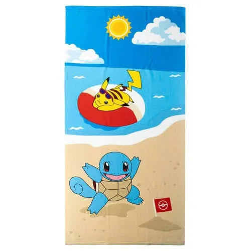 Pokemon Handtuch Pikachu, Schiggy 70 x 140 cm - Smalltinytoystore