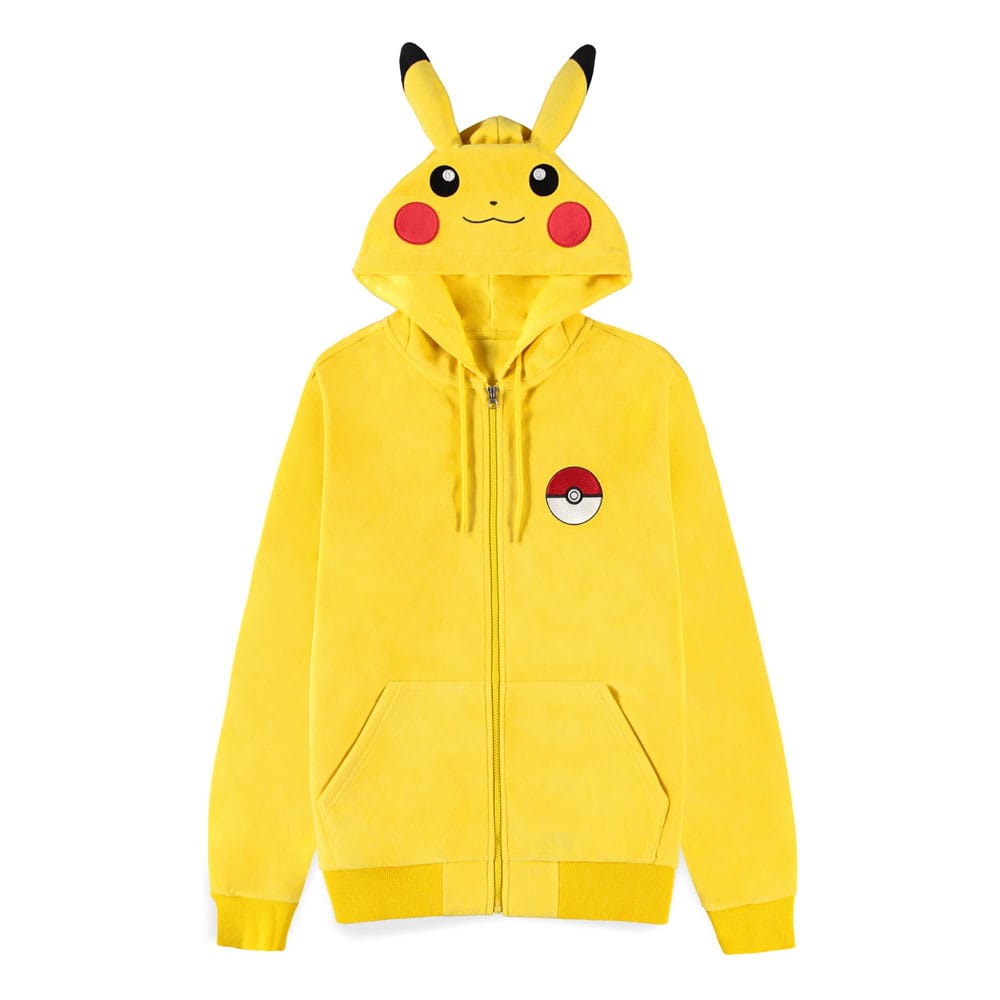 Pokémon Kapuzenjacke mit Reißverschluß Pikachu - Smalltinytoystore