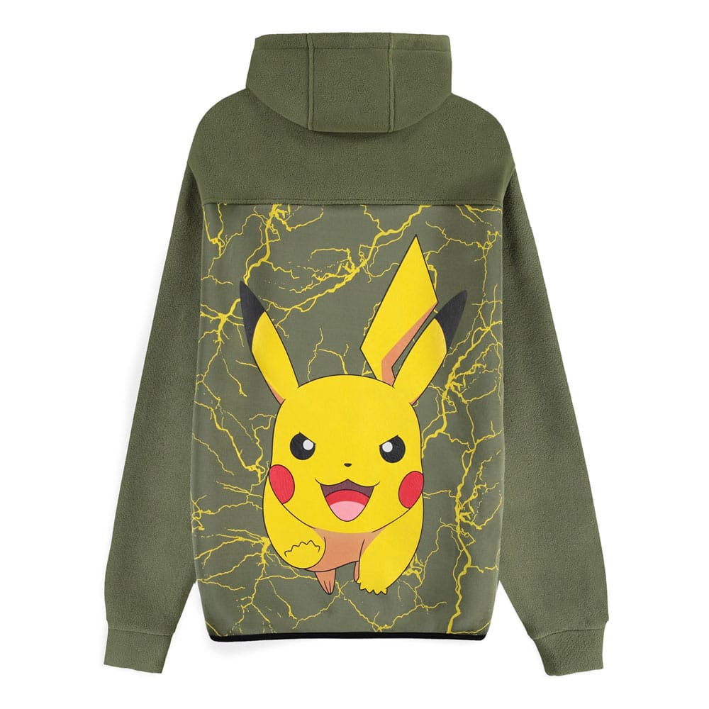 Pokémon Kapuzenpullover mit Reißverschluß Pikachu Größe M - Smalltinytoystore