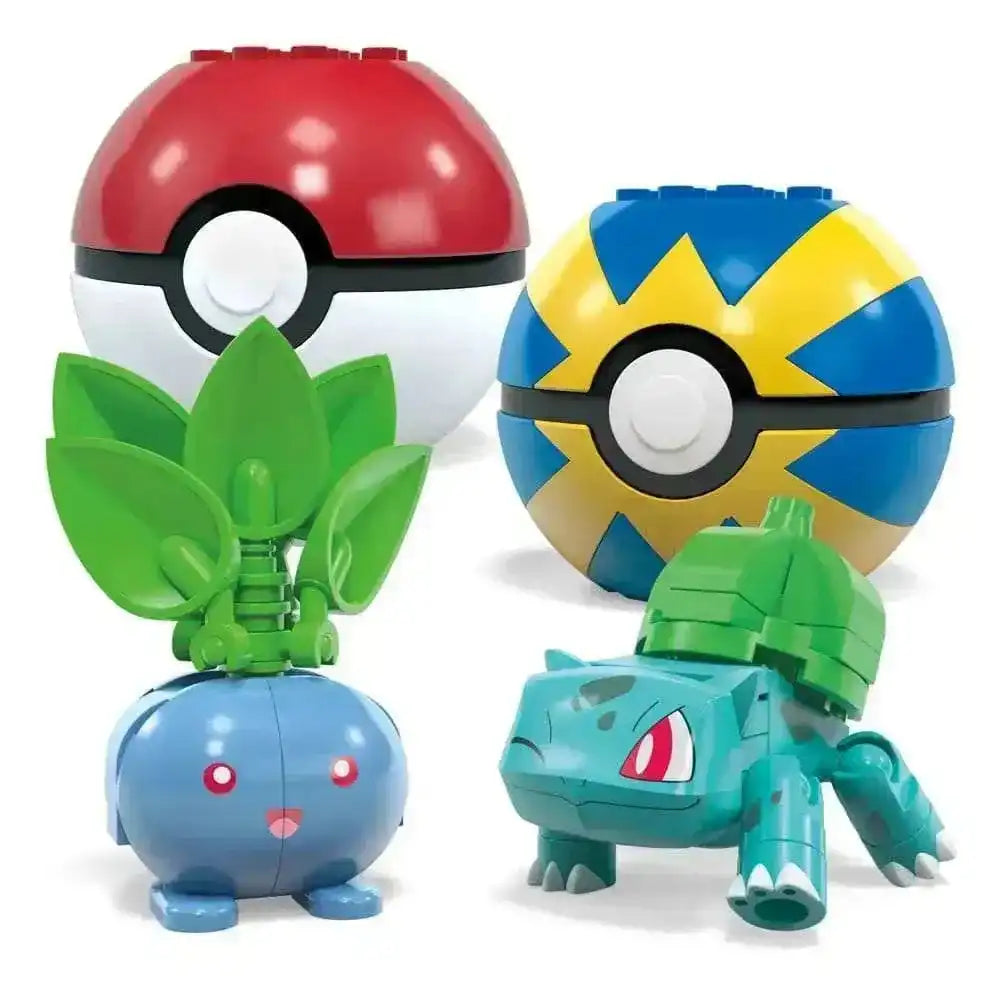 Pokémon MEGA Bauset 4 Pflanzen-Typ Pokémon Sets - Smalltinytoystore