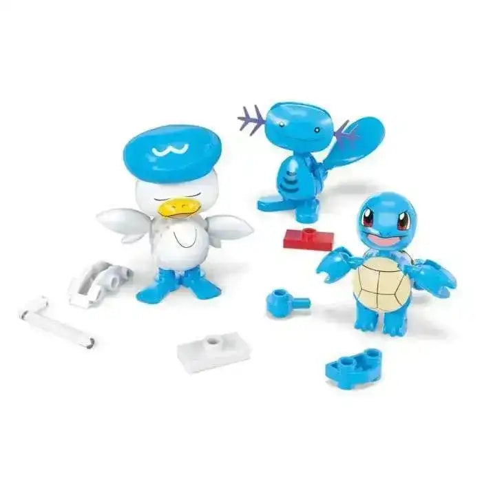 Pokémon MEGA Bauset 4 Wasser-Typ Pokémon Set - Smalltinytoystore