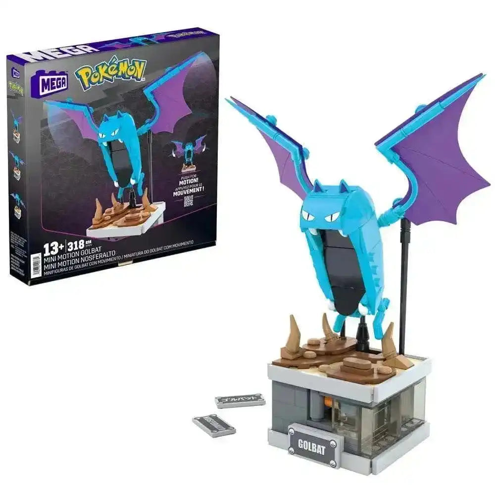 Pokémon MEGA Bauset Bewegliches Mini Golbat - Smalltinytoystore