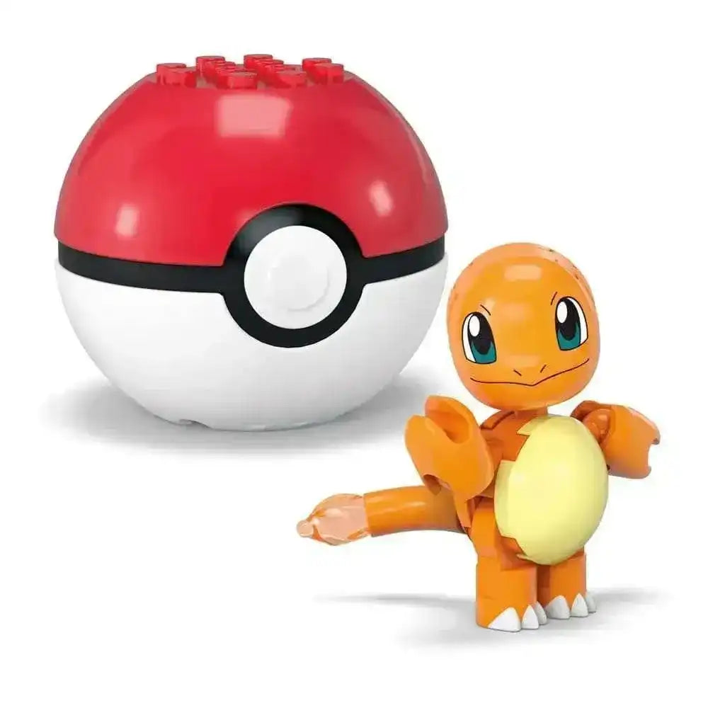 Pokémon MEGA Bauset Poké Ball Collection: Glumanda & Pichu - Smalltinytoystore
