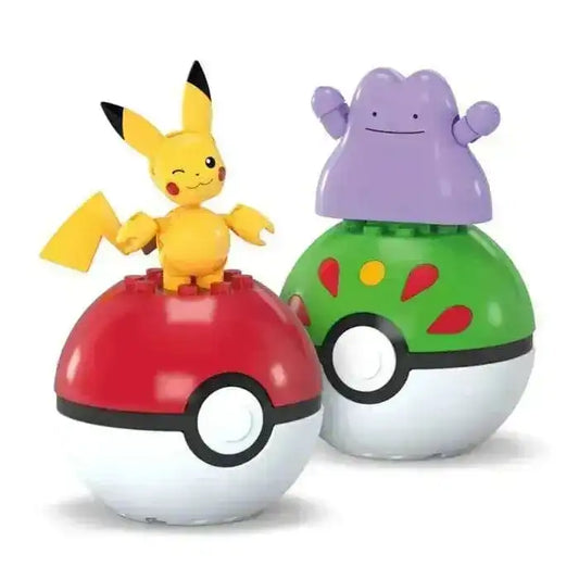 Pokémon MEGA Bauset Poké Ball Collection: Pikachu & Ditto - Smalltinytoystore
