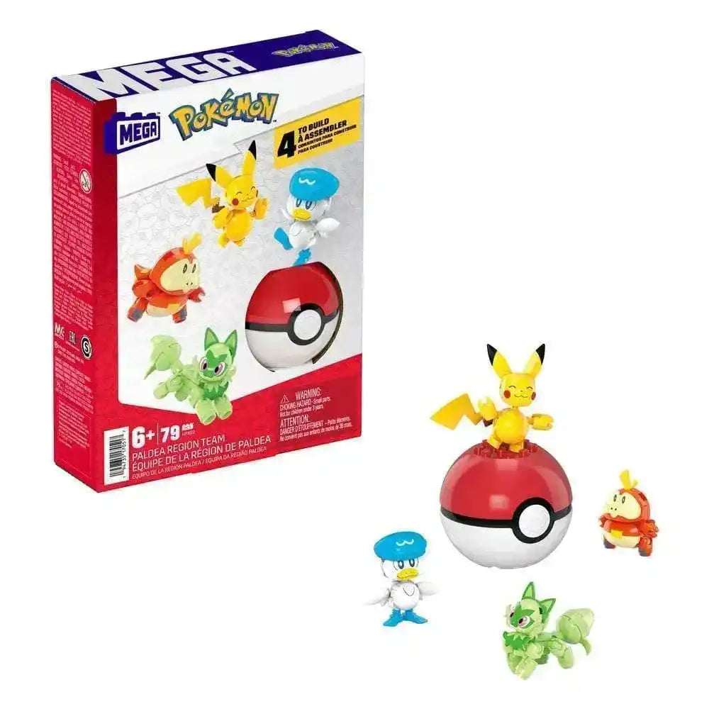 Pokémon Mega Construx Bauset Paldea Region Team - Smalltinytoystore