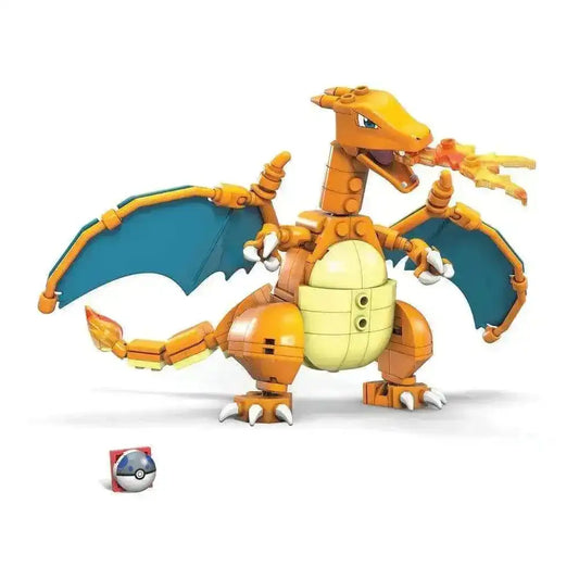 Pokémon Mega Construx Wonder Builders Bauset Glurak 10 cm - Smalltinytoystore